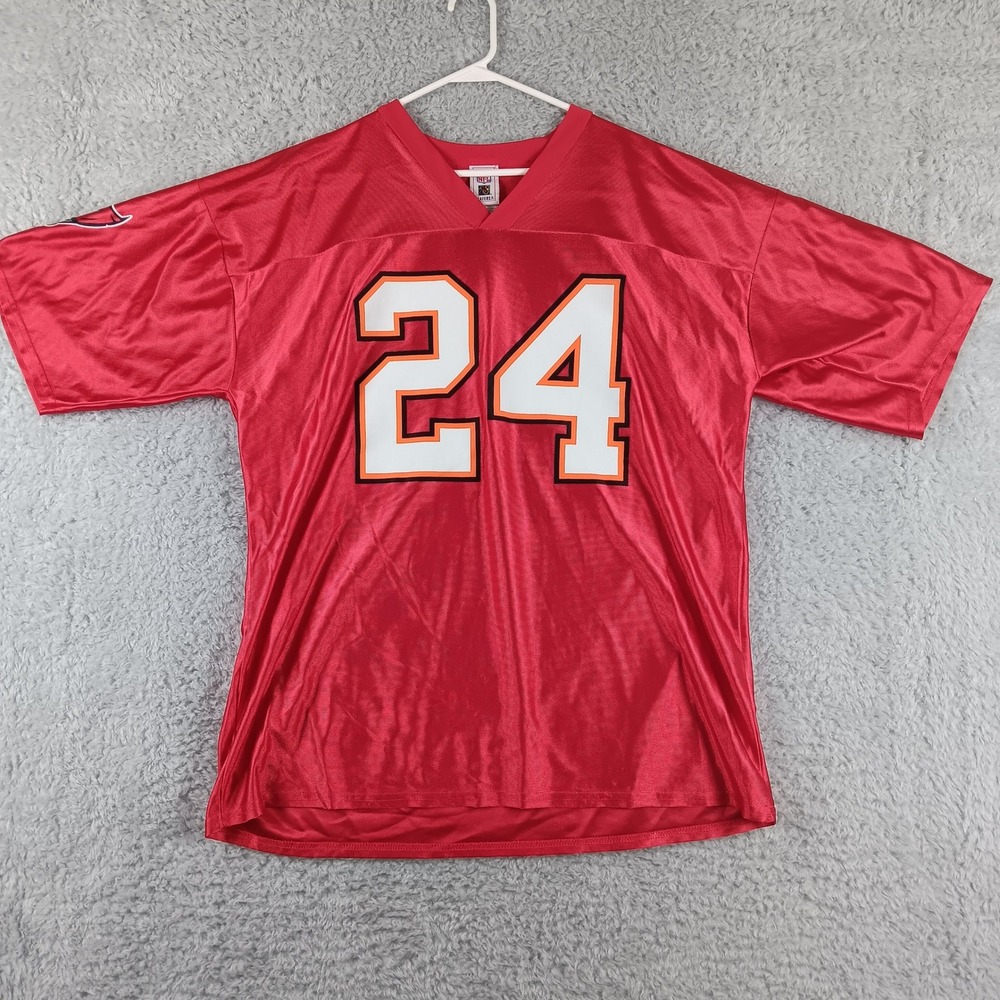 NFL Players Buccaneers Williams 24 Jersey XL Red Mens Excellent Mesh Football